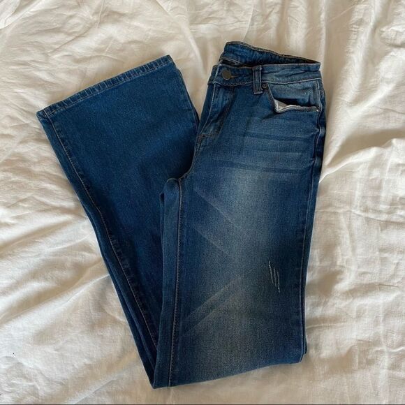 JW Bootcut Flare 9 Inch Rise Jeans Size 4 - Picture 1 of 7